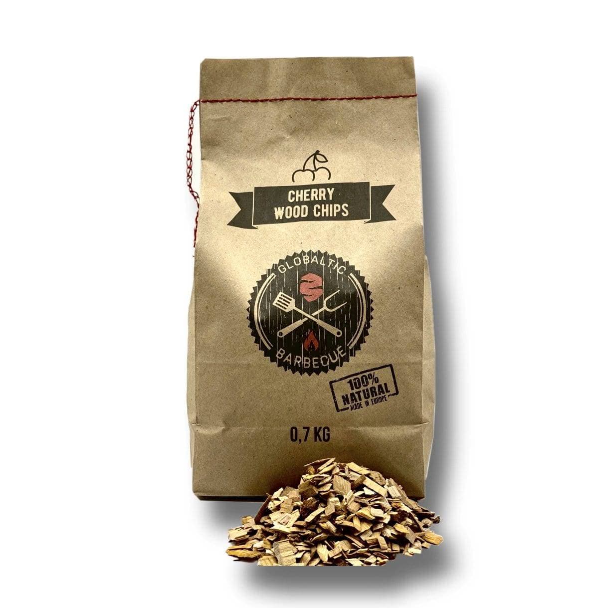 Wood smoking chips Cherry 0.7kg - Globaltic