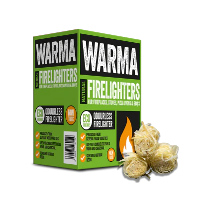 Wood Wool Eco Firelighters - 1 box - Globaltic